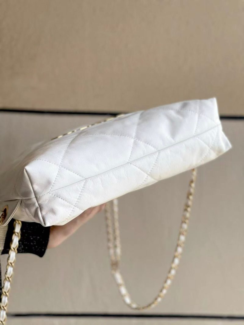 CC 2025 Backpack 34cm White Soft Calfskin 335088