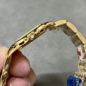 Image_20251213111413_5338_11 Cartier Panther 27mm Gold Case Diamond Bezel White Dial