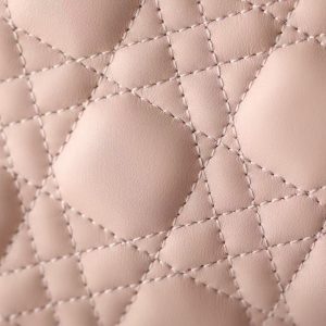 Dior 2025 Lady D-Joy 22cm Bag Powder Pink Lambskin