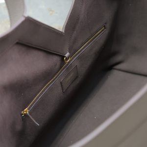 Y Tote Bag Dark Chocolate Cowhide