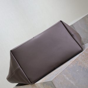 Y Tote Bag Dark Chocolate Cowhide