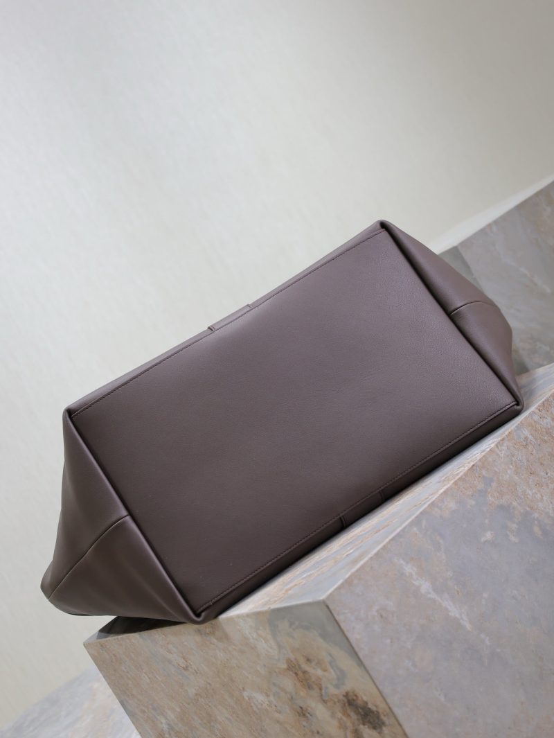 Y Tote Bag Dark Chocolate Cowhide