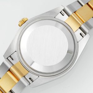 Rolex Datejust 31mm Two-Tone Yellow Gold Fluted Bezel Champagne Dial