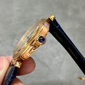 Image_20260205000331_761_9 Pasha 41 mm mechanical gold white dial dark navy blue leather