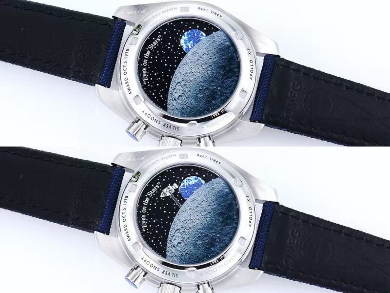 SPEEDMASTER APOLO BLUE WHITE SNOOPY