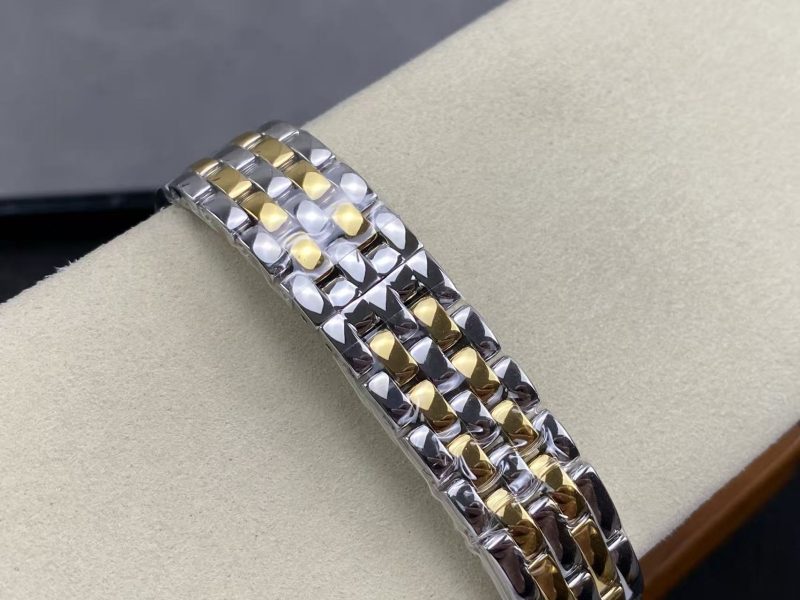 PANTHERE DE CARTIE 27MM QUARTZ GOLD STEEL WHITE DIAL BEST VERSION