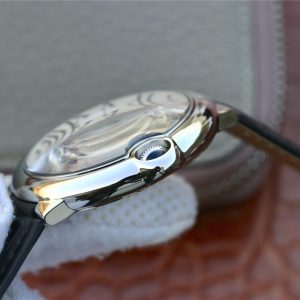 WeChatImage_20210515152333 BALLON BLEU DATE 42 SILVER DIAL BLACK BRACELET