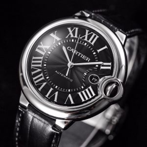 WeChatImage_20210515152722 BALLON BLEU 42 BLACK DIAL LEATHER BRACELET