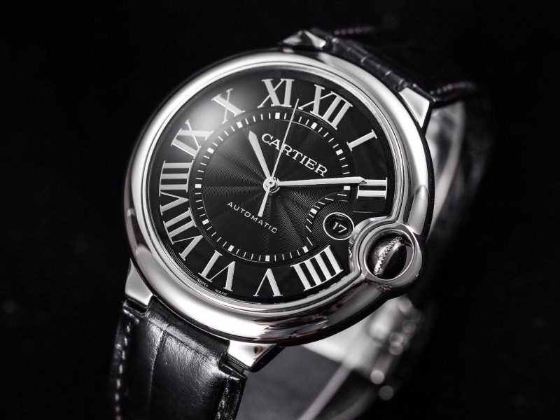 WeChatImage_20210515152722 BALLON BLEU 42 BLACK DIAL LEATHER BRACELET