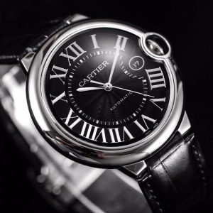 WeChatImage_20210515152731 BALLON BLEU 42 BLACK DIAL LEATHER BRACELET