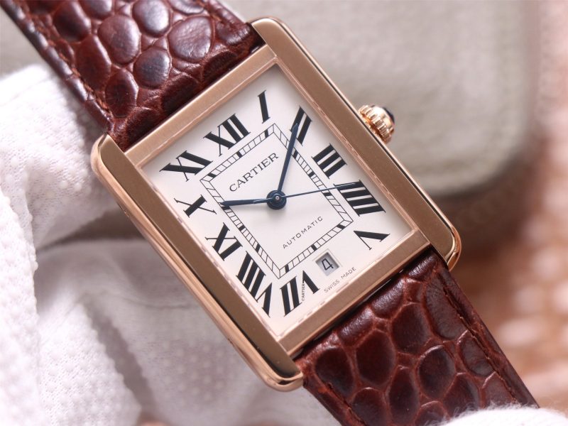 WeChatImage_20210515164102 TANK SOLO XI W5200026 ROSE GOLD CASE BROWN LEATHER STRAP