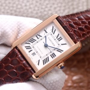 WeChatImage_20210515164105 TANK SOLO XI W5200026 ROSE GOLD CASE BROWN LEATHER STRAP