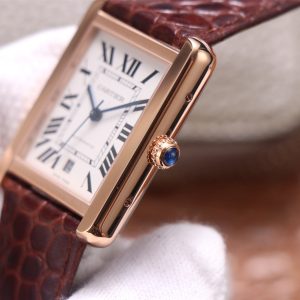 WeChatImage_20210515164111 TANK SOLO XI W5200026 ROSE GOLD CASE BROWN LEATHER STRAP