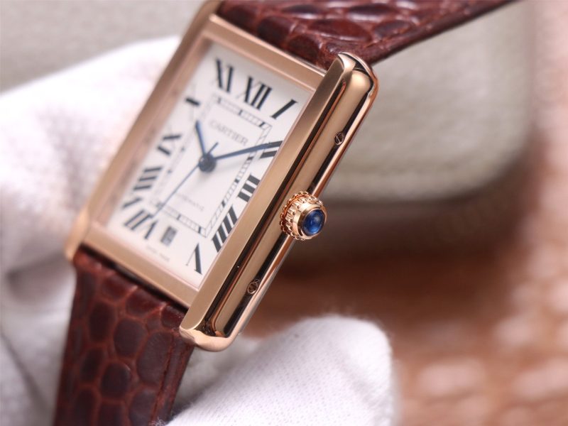 WeChatImage_20210515164111 TANK SOLO XI W5200026 ROSE GOLD CASE BROWN LEATHER STRAP