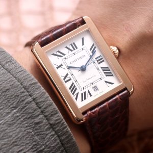 WeChatImage_20210515164146 TANK SOLO XI W5200026 ROSE GOLD CASE BROWN LEATHER STRAP