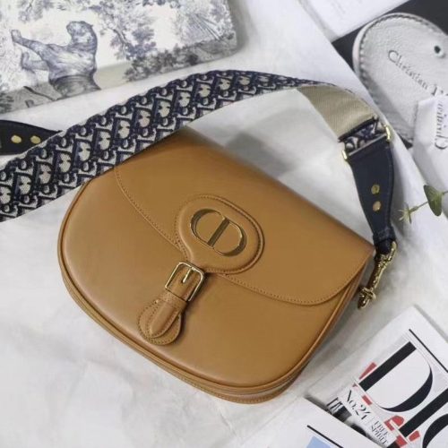 WeChatImage_20220918110453 LARGE BOBBY BAG 27CM COGNAC-COLORED CALFSKIN