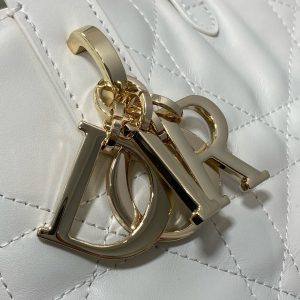 CD Small Toujours Vertical 18cm White Calfskin