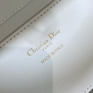 CD Small Toujours Vertical 18cm White Calfskin