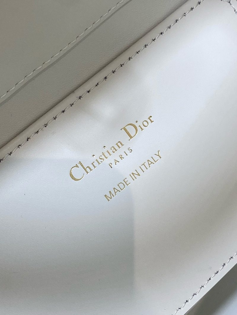 CD Small Toujours Vertical 18cm White Calfskin