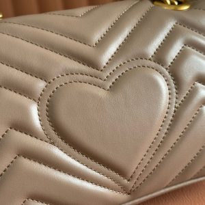 GC Marmont Matelassé Bag Nude Leather