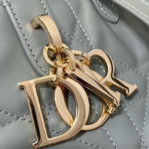 CD Small Toujours Vertical 18cm ROck Gray Calfskin