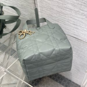 CD Small Toujours Vertical 18cm ROck Gray Calfskin