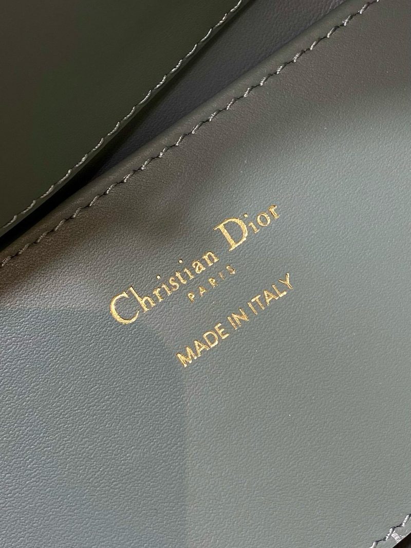 CD Small Toujours Vertical 18cm ROck Gray Calfskin