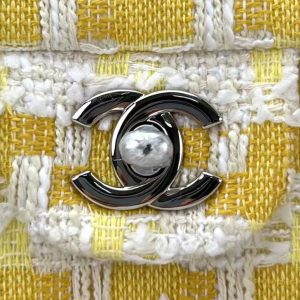 ae36a10271aa7482490dba5d4a95278c CC Spring-Summer 2026 Classic Flap Bag Yellow White Tweed