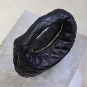 YSL Icarino Bag 17cm Black Sheepskin