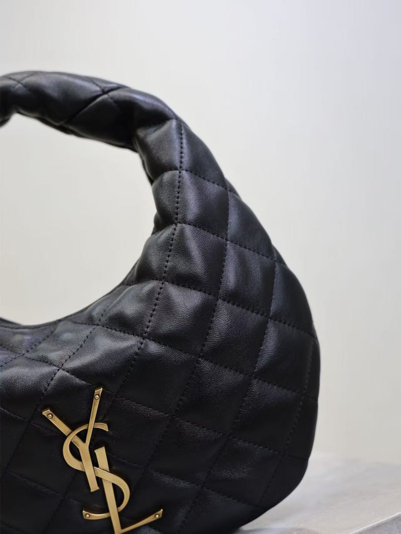 YSL Icarino Bag 17cm Black Sheepskin