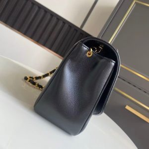 e20d16b886902a13e63609f7d28b2aa3 CC Small Diana Flap Bag Black Lambskin GHW