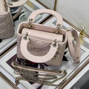 CD Sac Lady Dior Power Pink Lamskin