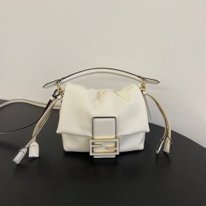 Mamma Baguette Small White Sheepskin