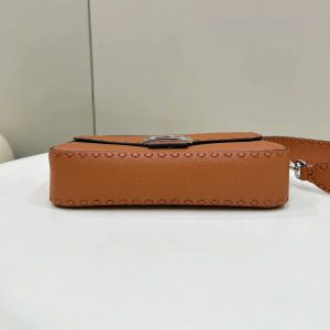 image_ccfc9e24-02cd-46a8-98e3-96efb764c57b BAGUETTE 27CM TAN CALFSKIN SILVER HARDWARE