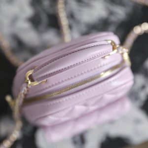 Chanel Mini Backpack Pink Purple Calfskin 335680