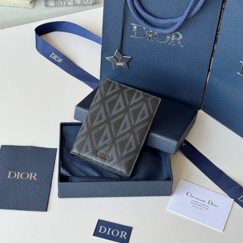 CD Diamond Saddle Passport Black Cowhide