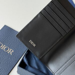 CD Diamond Saddle Passport Black Cowhide