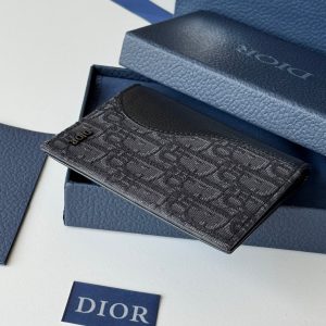 CD Saddle Passport Black Jacquard Cowhide