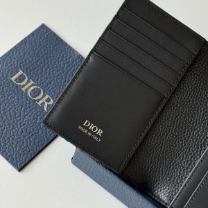 CD Saddle Passport Black Jacquard Cowhide