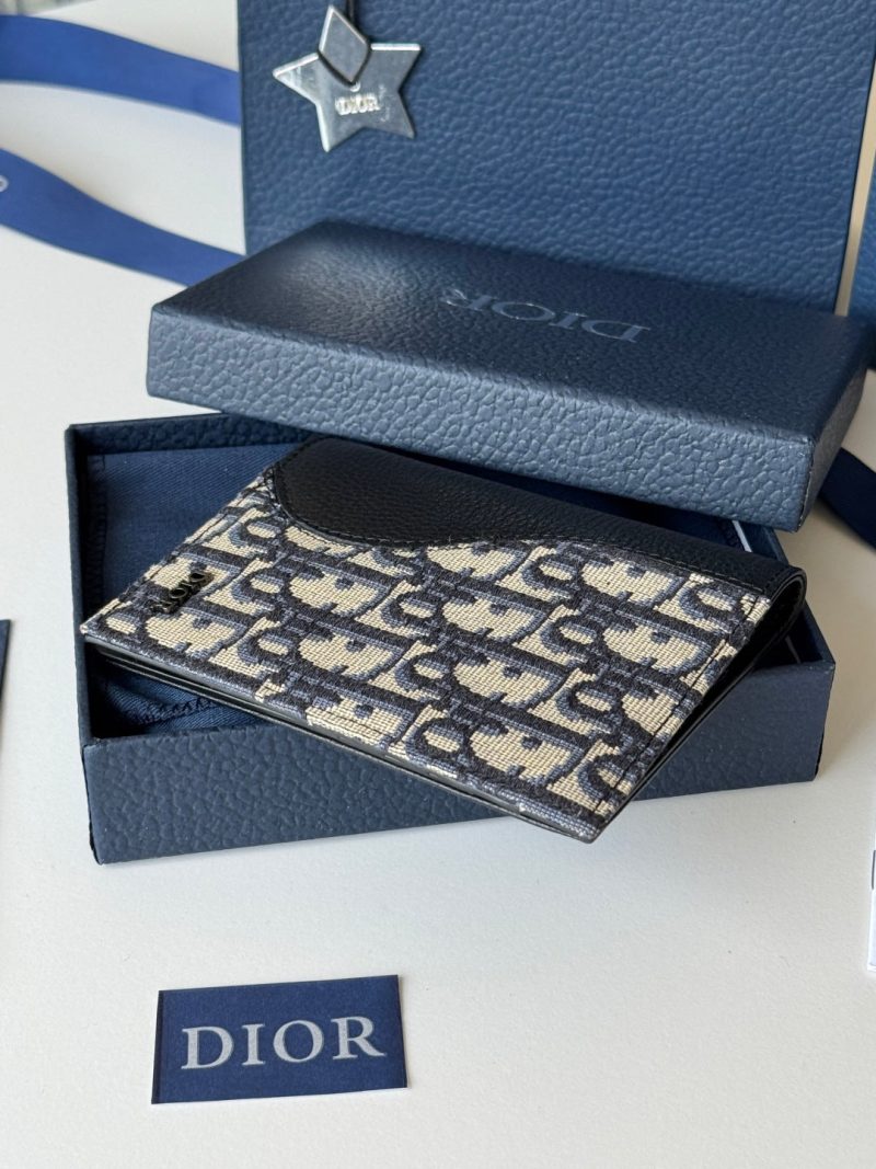 CD Saddle Passport Beige Black Jacquard Cowhide