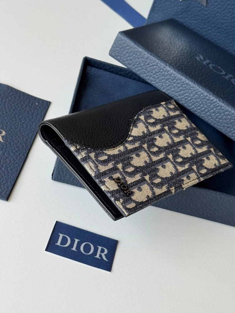 CD Saddle Passport Beige Black Jacquard Cowhide