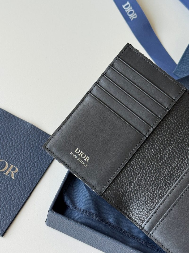 CD Saddle Passport Beige Black Jacquard Cowhide