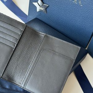 CD Saddle Passport Beige Black Jacquard Cowhide