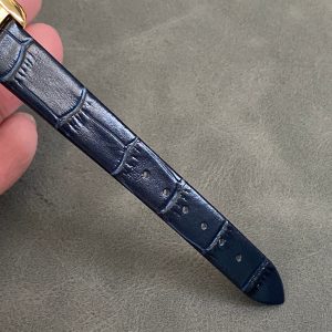 Tank Americane 20mm Gold Case Black Leather Strap