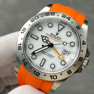 Rolex Explorer II 42mm Orange Silver White Dial