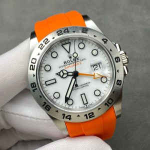 Rolex Explorer II 42mm Orange Silver White Dial