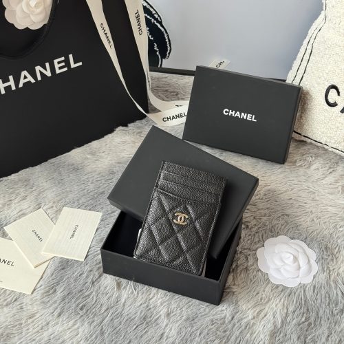 imgHD_80e46a01_20250322_i1742625946379_2222_0_0_jpg CC Carld Holder Black Golden- tone Metal Grain Calfskin 242680