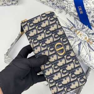 CD 30 Montaigne Voyageur Slim 19.5cm Blue Jacquard 258610