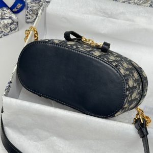 CD 30 Montaigne Mini Vanity Case 16.5cm Blue Jacquard
