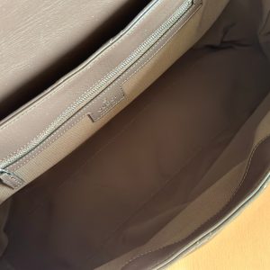 GG Blondie Large Handbag 32cm Brown Suede Calfskin